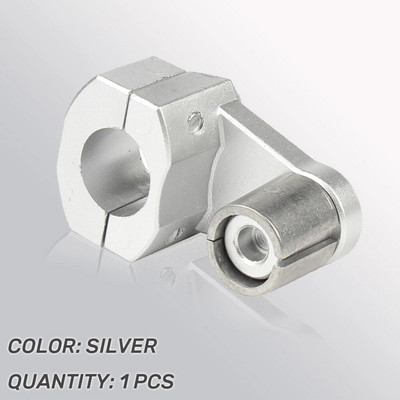 Motocikla 22 mm 28 mm stieņa skavas, paceltas stūres roktura stieņa stāvvadi, melni sudraba stiprinājuma stāvvada skava, netīrumi, motokrosa piederumi