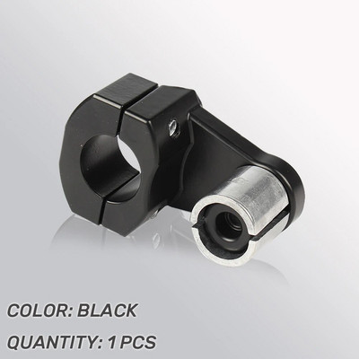 Motocikla 22 mm 28 mm stieņa skavas, paceltas stūres roktura stieņa stāvvadi, melni sudraba stiprinājuma stāvvada skava, netīrumi, motokrosa piederumi