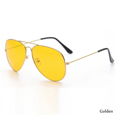 Meeste päikeseprillid Autojuhid Öönägemisprillid Pimestusvastased Kollased Päikeseprillid Naiste Sõiduprillid