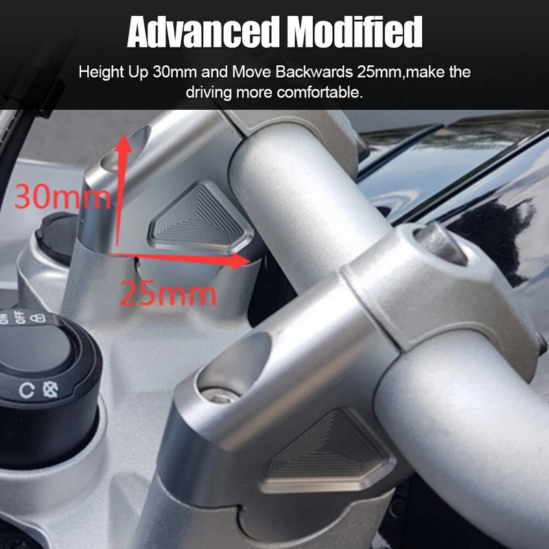 Mootorratta juhtraua tõstetõste tagasi liikumine tõstuk CNC tarvikud BMW R1200GS R1250GS Adventure GS 1200 1250 R1250RS R1200R jaoks