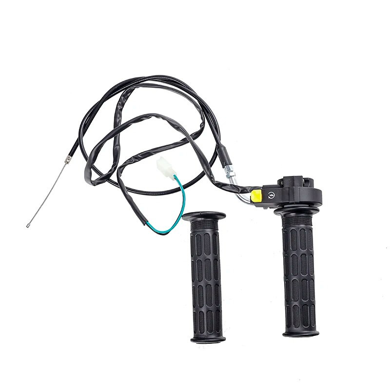 Universaalsed mootorratta juhtraua käepidemed gaasitrossi tapmislülitite komplekt 49cc–80cc mootoriosade mootoriga jalgratta tõukeratta jaoks