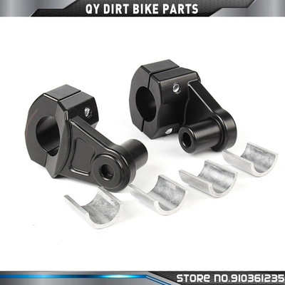 Universāla motocikla stūres skavām, kas palielina 5,5 cm augstumu 22 mm 28 mm stieņu skavai, 2 collu pagriežamam CRF YZF Supermoto