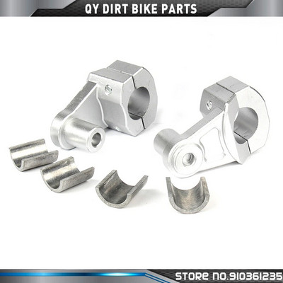 Universāla motocikla stūres skavām, kas palielina 5,5 cm augstumu 22 mm 28 mm stieņu skavai, 2 collu pagriežamam CRF YZF Supermoto