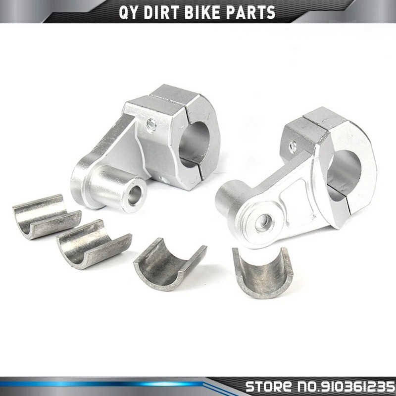 Universāla motocikla stūres skavām, kas palielina 5,5 cm augstumu 22 mm 28 mm stieņu skavai, 2 collu pagriežamam CRF YZF Supermoto