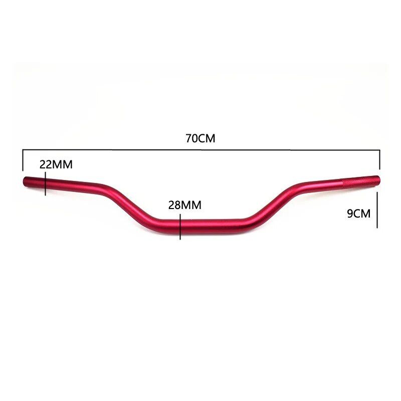 1 τεμ. Universal τιμόνι μοτοσυκλέτας 28 χιλιοστών CNC κράμα αλουμινίου σκούτερ λαβή Μπάρα χειρολαβής τιμονιού για ποδήλατο Pit