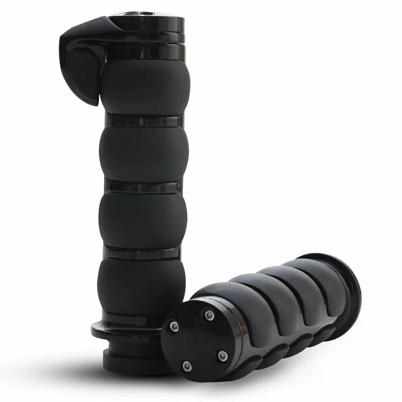 1-tolline mootorratta kroomitud käepidemete käepide, mis sobib Harley Dyna Sportster Cruiseri pehme puudutusega mugava käepideme käepidemega mootorratta osad