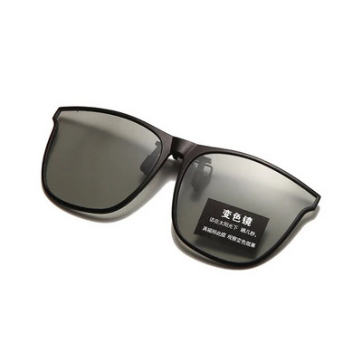 Καλοκαιρινό πολωμένο κλιπ σε γυαλιά ηλίου UV400 Φωτοχρωμικά γυαλιά οδήγησης αυτοκινήτου Γυαλιά νυχτερινής όρασης Αντιθαμβωτικά Vintage τετράγωνα γυαλιά