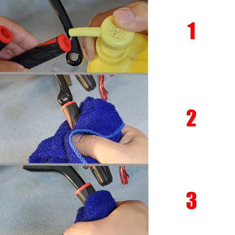 2 db motorkerékpár fék puha csúszásgátló tartós fék fogantyú szilikon hüvely motorkerékpár kormánytartozékok fék fogantyú burkolat