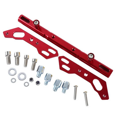 Κόκκινο κάθισμα καθρέφτη μοτοσικλέτας Πολυλειτουργική μπάρα προέκτασης Balance Bar Υψηλής ποιότητας ανθεκτικά φορητά προμήθειες Πολύχρωμο