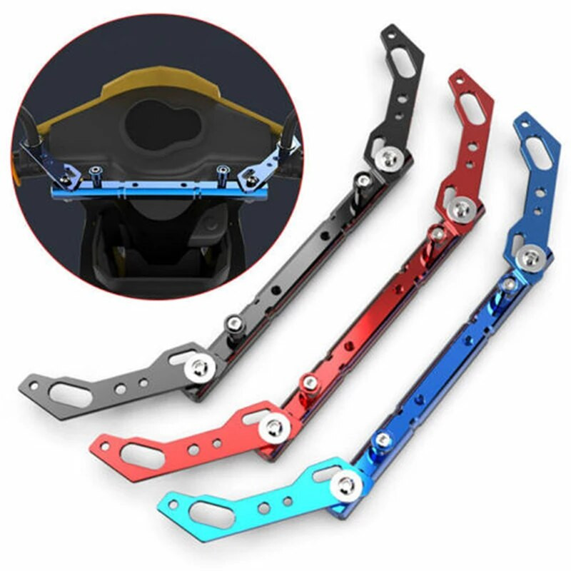 Κόκκινο κάθισμα καθρέφτη μοτοσικλέτας Πολυλειτουργική μπάρα προέκτασης Balance Bar Υψηλής ποιότητας ανθεκτικά φορητά προμήθειες Πολύχρωμο