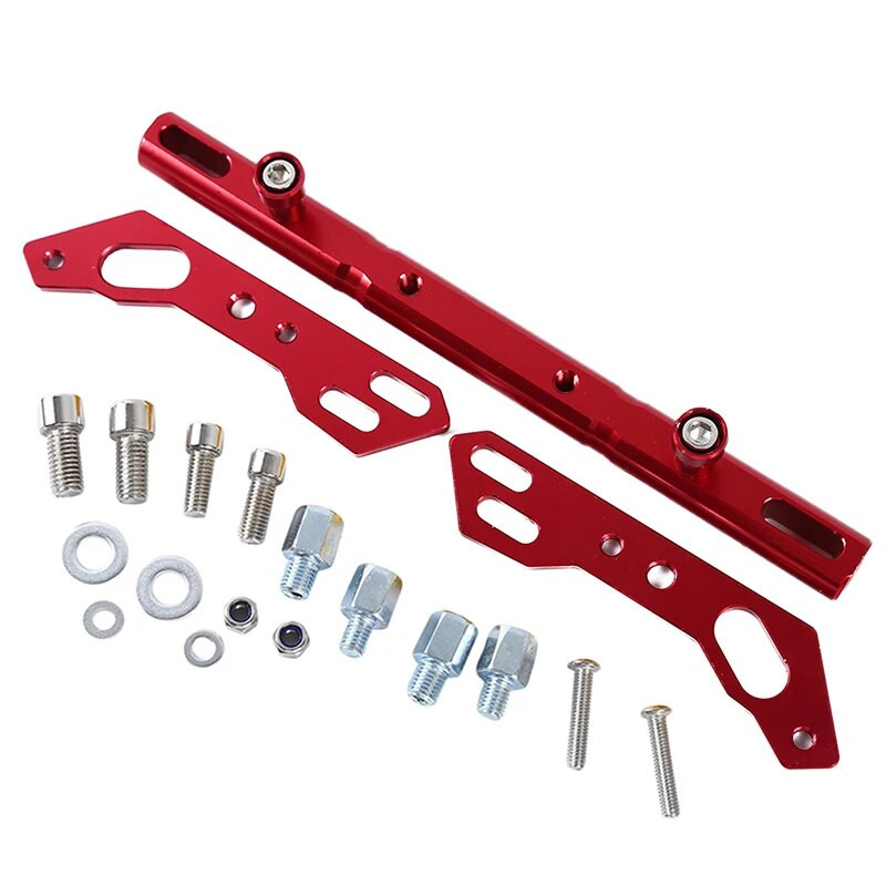 Κόκκινο κάθισμα καθρέφτη μοτοσικλέτας Πολυλειτουργική μπάρα προέκτασης Balance Bar Υψηλής ποιότητας ανθεκτικά φορητά προμήθειες Πολύχρωμο