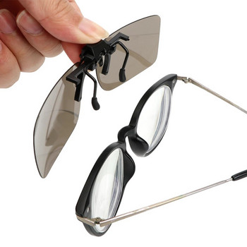 НОВИ поляризирани слънчеви очила Anti-UVA UVB очила за водач Аксесоари за интериора Слънчеви очила с щипка за шофиране Обектив за нощно виждане