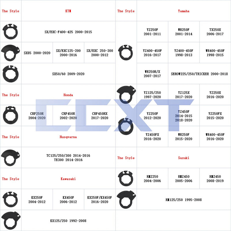 Motorkerékpár 22 mm-es 7/8"-os kormányrúd markolat fékfogantyú gumi A rápattintható kamera ATV Dirt Bike KTM Honda Yamaha kawasaki univerzálishoz