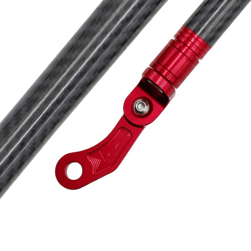 Μπάρα ισορροπίας ανθρακονημάτων μοτοσικλέτας Πολυλειτουργικό τιμόνι από κράμα αλουμινίου με ρυθμιζόμενο μήκος μπάρα ισορροπίας