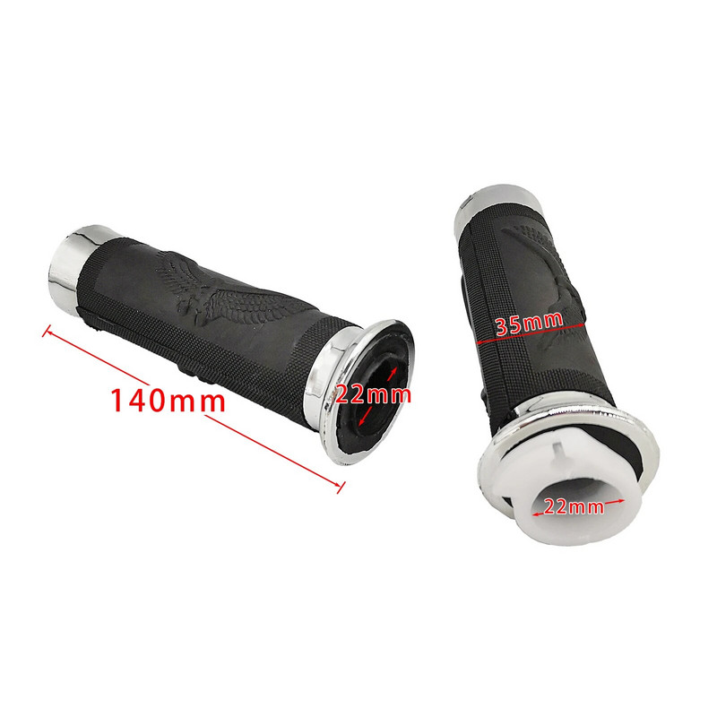 Mootorratta juhtraua käepidemed gaasitrossi kustutuslülitite komplekt 49cc–80cc mootoriosade mootoriga jalgratta tõukeratta jaoks