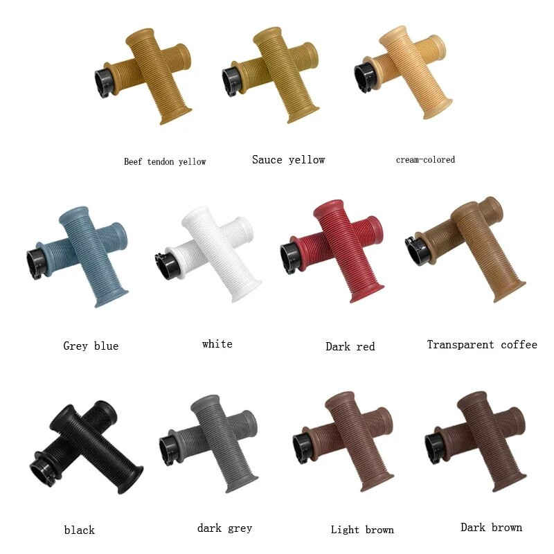 1paar klassikalise vana mootorratta juhtraua kummist rolleri käepidemed Harley 883 1200 Honda CB400 keermestatud käepideme liimi jaoks