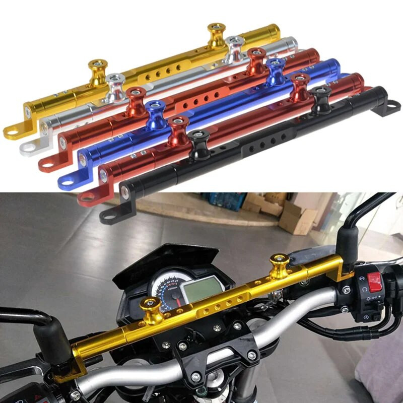 Motocikla stūres izplešanās kronšteins, stabilizatora stienis GPS mobilā tālruņa kronšteina stiprinājuma stienis priekš PCX Drz400 Yamaha Mt07 Bj300 Z900