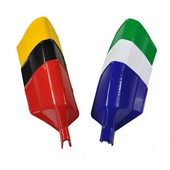 Üks paar plastikharja käekaitse Yamaha XT350 TENERE` 600 TT350 TT600 XTZ SUPER TENERE` 750 jaoks