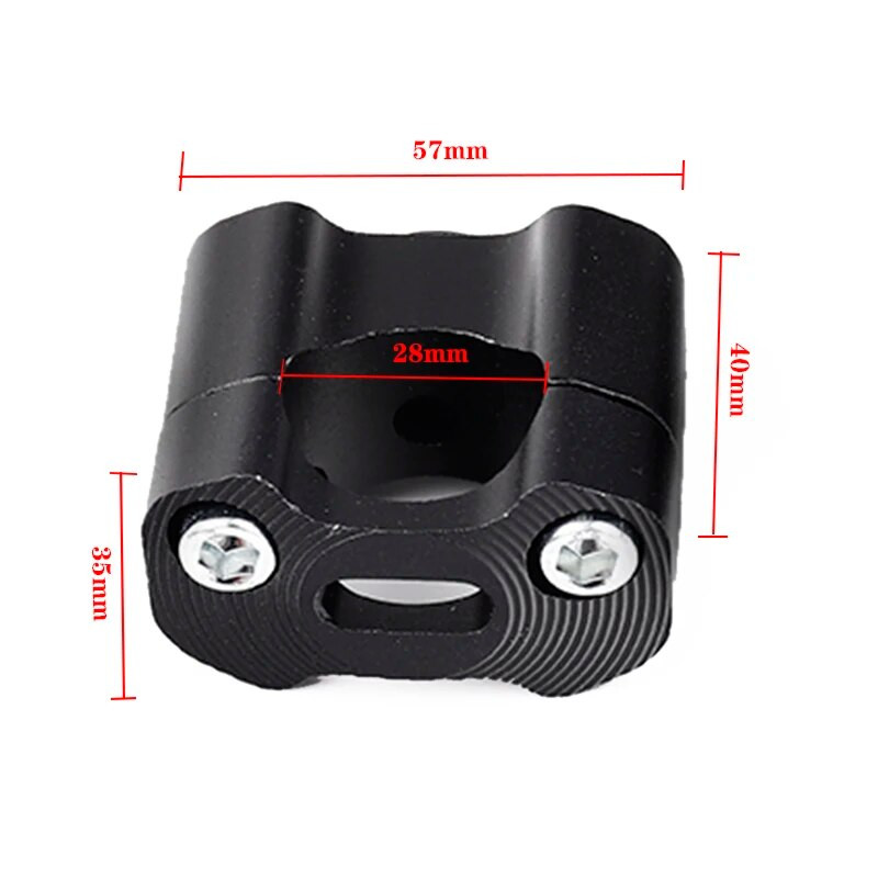 CNC motocikla universālais stūres stieņa rokturis tauku stieņa stāvvadi stiprinājuma skavas adapteris 22 mm 28 mm Pit Dirt bike sacīkšu piederumiem ATV
