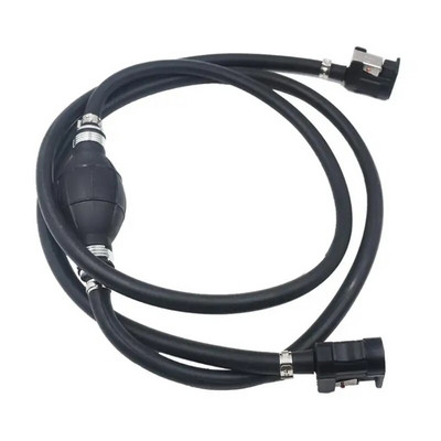 Pompă de combustibil din cauciuc universală de 8 mm Furtun pentru linia de combustibil pentru motorul de bord pentru ambarcațiune Kit de conectori pentru rezervorul de benzină pentru autovehicul exterior de bord