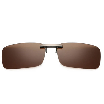 1 ΤΕΜ. Αποσπώμενος φακός TAC Driving Metal Polarized Clip σε γυαλιά ηλίου UV400 Γυαλιά οδήγησης αυτοκινήτου Γυαλιά νυχτερινής όρασης Unisex