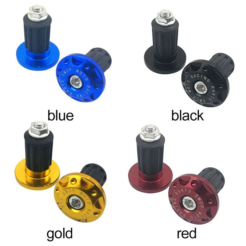 Motocikla stūres stieņa galie spraudņu rokturi Stūres spraudņa vāciņi, slīdošais motocikls Honda Yamaha netīrumu motociklu piederumiem