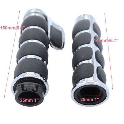 25 mm 1 collu motocikla stūres roktura stieņa gala rokturi Harle Cruiser Chopper Custom Suzuki Boulevard M109R Road Glide
