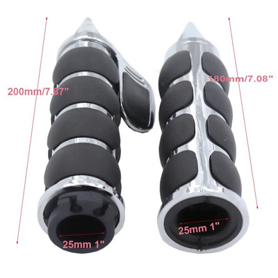 25 mm 1 collu motocikla stūres roktura stieņa gala rokturi Harle Cruiser Chopper Custom Suzuki Boulevard M109R Road Glide