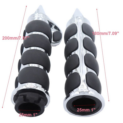 25 mm 1 collu motocikla stūres roktura stieņa gala rokturi Harle Cruiser Chopper Custom Suzuki Boulevard M109R Road Glide