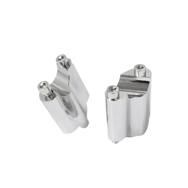 Paredzēts Harley Sportster XL1200X XL 1200 48 CNC alumīnija 2" paceļamam stūres stieņa stāvvadam 1" stieņa paaugstināšanas bloka pagarinājuma komplektam 2010-2022