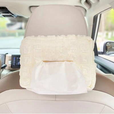 Autós selyemdoboz Puff Szövet Selyemdoboz Autósülés háttámla Kartámasz Papír Doboz típus Segédzsák Autós Belső Dekorációs Kiegészítők