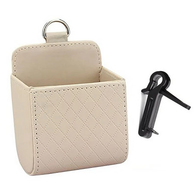 1 τεμ. Car Organizer Τσάντα αποθήκευσης Εξαγωγή αέρα Βάση πολύχρωμα PU Δερμάτινα γυαλιά Κιβώτιο Στήριγμα τηλεφώνου Βάση αξεσουάρ αυτοκινήτου Εσωτερικό