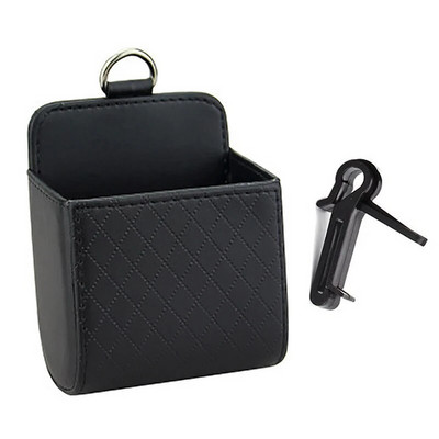 1 τεμ. Car Organizer Τσάντα αποθήκευσης Εξαγωγή αέρα Βάση πολύχρωμα PU Δερμάτινα γυαλιά Κιβώτιο Στήριγμα τηλεφώνου Βάση αξεσουάρ αυτοκινήτου Εσωτερικό