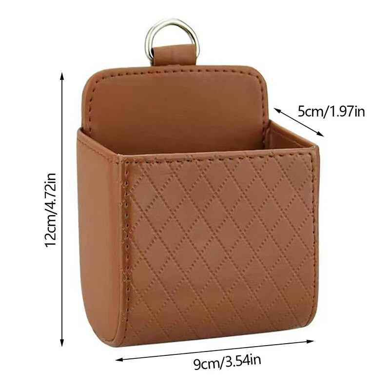 1 τεμ. Car Organizer Τσάντα αποθήκευσης Εξαγωγή αέρα Βάση πολύχρωμα PU Δερμάτινα γυαλιά Κιβώτιο Στήριγμα τηλεφώνου Βάση αξεσουάρ αυτοκινήτου Εσωτερικό