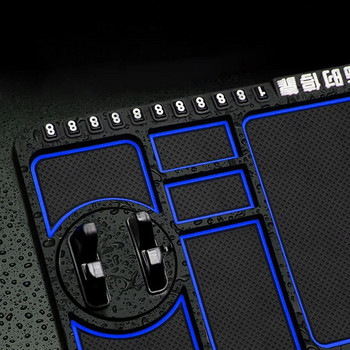 Многофункционална противоплъзгаща подложка за автомобил Автомобилен държач за телефон Неплъзгаща се лепкава противоплъзгаща се стойка за телефон Силиконова подложка за табло за кола