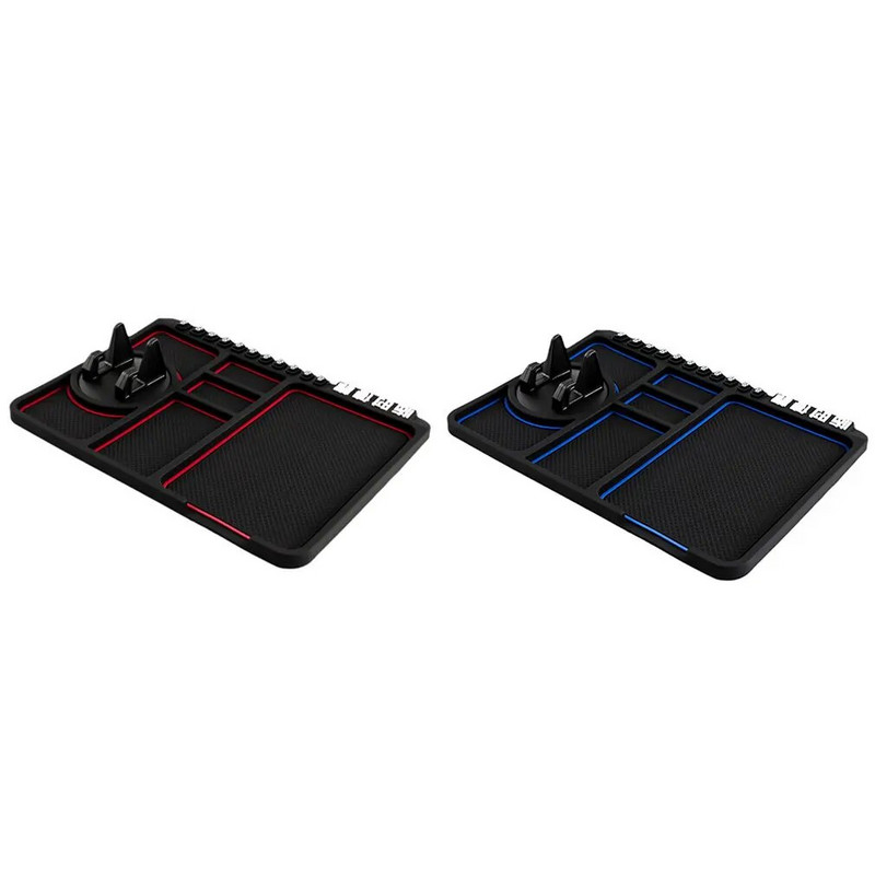 Daugiafunkcis automobilio neslystantis kilimėlis, neslystantis, lipnus ir neslystantis telefono laikiklis, silikoninis prietaisų skydelio automobilio kilimėlis