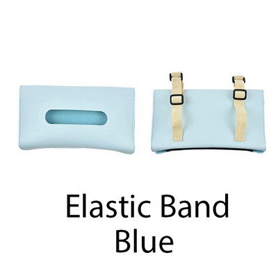 Automašīnas salvešu kastītes dvieļu komplekts automašīnas saulessargs PU ādas audu kastes turētājs Automašīnas salona glabāšana Informācijas panelis sēdekļa aizmugure automašīnas salvešu kaste