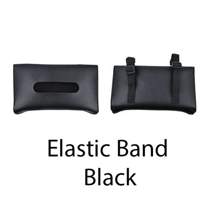 Automašīnas salvešu kastītes dvieļu komplekts automašīnas saulessargs PU ādas audu kastes turētājs Automašīnas salona glabāšana Informācijas panelis sēdekļa aizmugure automašīnas salvešu kaste