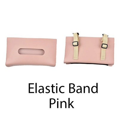 Automašīnas salvešu kastītes dvieļu komplekts automašīnas saulessargs PU ādas audu kastes turētājs Automašīnas salona glabāšana Informācijas panelis sēdekļa aizmugure automašīnas salvešu kaste