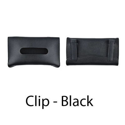 Automašīnas salvešu kastītes dvieļu komplekts automašīnas saulessargs PU ādas audu kastes turētājs Automašīnas salona glabāšana Informācijas panelis sēdekļa aizmugure automašīnas salvešu kaste