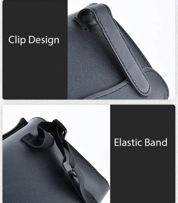 Automašīnas salvešu kastītes dvieļu komplekts automašīnas saulessargs PU ādas audu kastes turētājs Automašīnas salona glabāšana Informācijas panelis sēdekļa aizmugure automašīnas salvešu kaste