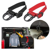 4 DB Kabát horogtartó Ruhaakasztó Jeep Wrangler TJ JK JL JT 1997-2023 Roll Bar Ruha Kalap Hook Autó Belső Kiegészítők