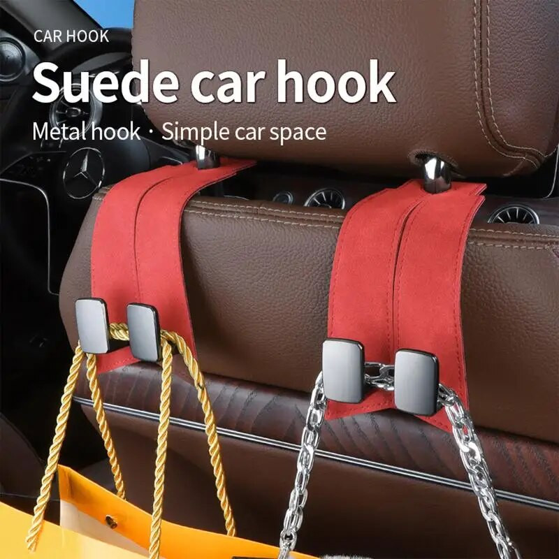 auto galvas balsts maka pakaramais transportlīdzekļa pakaramais maka āķis galvas balsta pakaramie sēdekļa atzveltnes organizators Universāls dubultā āķis pārtikas preču somām