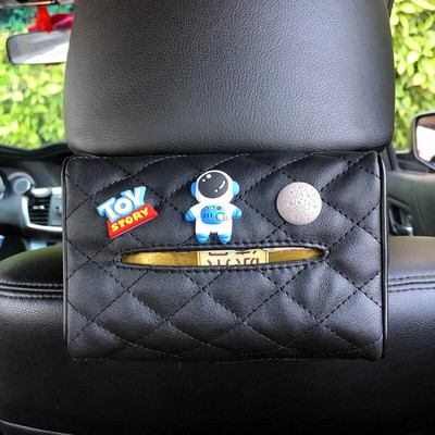 Tissue Boxes Creative Tissue Box Μαλακή θήκη χαρτοπετσέτας κινουμένων σχεδίων Cute Animals Car Paper Boxes Υπέροχη θήκη χαρτοπετσέτας για κάθισμα αυτοκινήτου