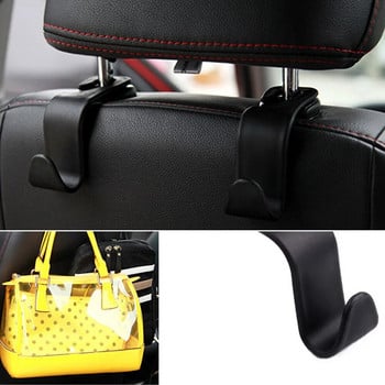 2 τμχ Creative Car Κάθισμα Truck Coat Γάντζοι πλάτης Organizer Βάση στήριξης κεφαλιού γενικής χρήσης θήκη αποθήκευσης Απλό στυλ κρεμάστρα αυτοκινήτου τσάντα