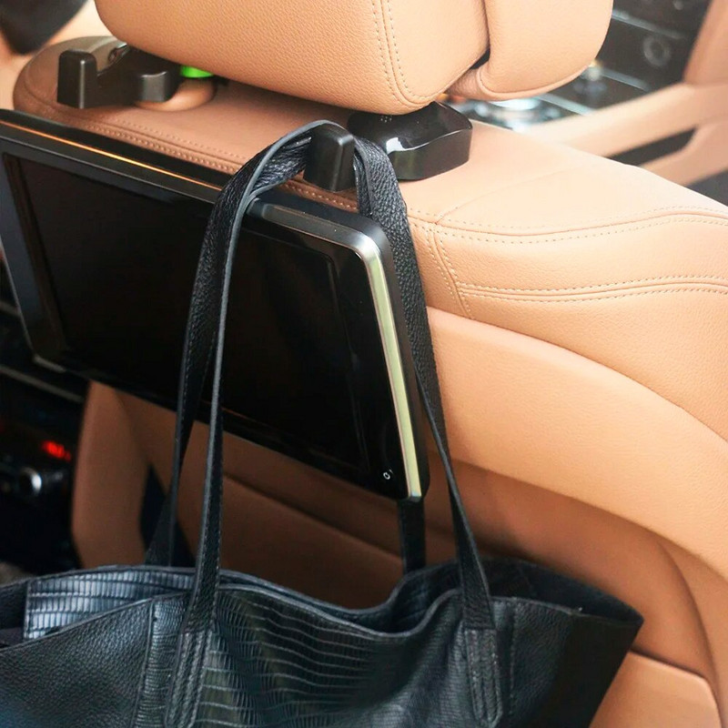 Κρεμάστρες προσκέφαλου αυτοκινήτου για ρούχα και τσάντες (2 τμχ/σετ)