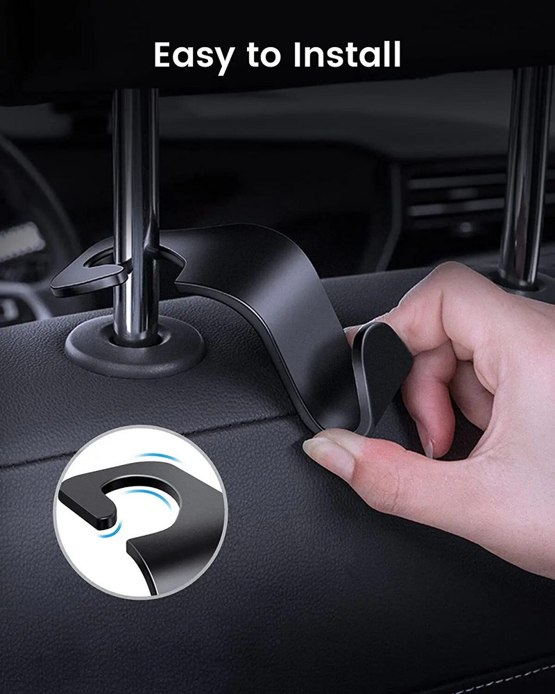 Universaalne autoistme peatoe konks riidepuu Hoiuauto tagaistme konksud käekottide hoidik auto interjööri tarvikud