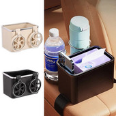 Radoša daudzfunkcionāla automašīnas auduma kastīte, ādas saulessarga sēdekļa atzveltne, izmantojot audu zīmēšanas kastīti Honda Accord Civic vezel City