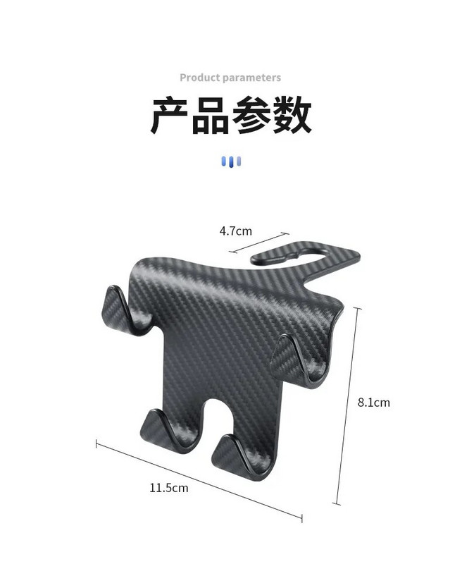 Autoistme peatoe konks mobiiltelefonile Auto Sõiduki universaalne hoidik Käekott Rahakott Mantel Auto salongitarvikud