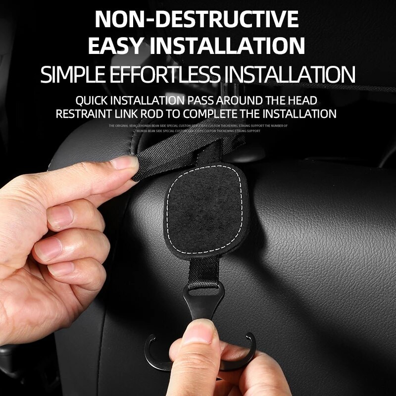 2 TK universaalne auto tagaistme konks varjatud riidepuu Multifunktsionaalne kaasaskantav autoistme riidepuu Hoiukaunistused Sisevarustus